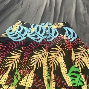Forever 21 Multicolor Patterned Skirt